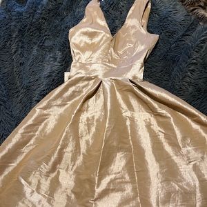 Champagne formal dress